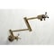 Kingston Brass KS4103BX Wall Mount Pot Filler, Antique Brass KS4103BX - alternate 4